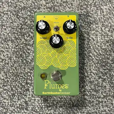 Used EARTHQUAKER DEVICES PLUMES Guitar Overdrive Pedal Save Now