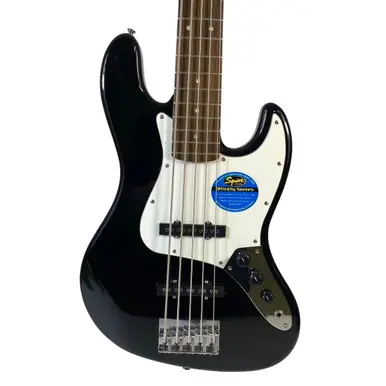 Used Squier AFFINITY JAZZ V J Type Bass Guitar Black 5-String Order Now