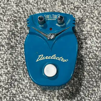 Used DANELECTRO SURF AND TURF COMPRESSOR Guitar Pedal Deal