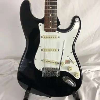 Direct From Factory Used Fender 1992 MIM STRATOCASTER S Type Electric Guitar Black 6-String