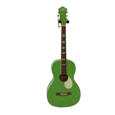 Used Recording King RK-RPS-7-GN REPAIRED Laminate Top Acoustic Guitar Green Authentic