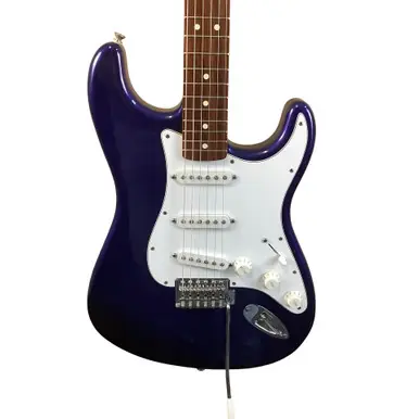 Used Fender STANDARD STRAT MIM Electric Guitar Blue 6-String Mega Sale