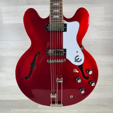No Minimum Order Used Epiphone Riviera E360TD Semi-hollowbody Electric Guitar - Cherry