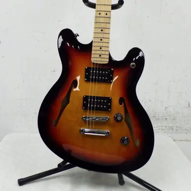 Save Now Used Squier STARCASTER CLASSIC VIBE Semi-Hollow Electric Guitar Sunburst 6-String