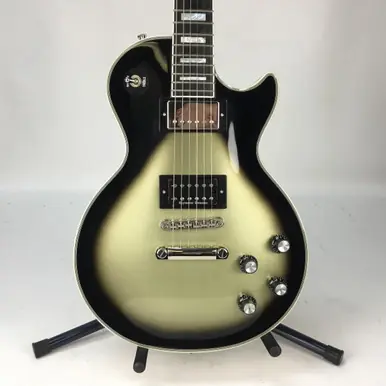Used Epiphone ADAM JONES LES PAUL CUSTOM LP Type Electric Guitar Silver Burst 6-String Hot Picks