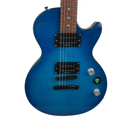 Mega Sale Used Epiphone LES PAUL SPECIAL II W/ SD INVADERS LP Type Electric Guitar Blue 6-String