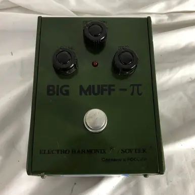 Factory Price Used Electro Harmonix (E/H) BIG MUFF SOVTEK RUSSIAN Vintage Distortion/Overdrive Pedal