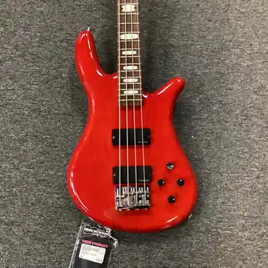 Used Spector PERFORMER 4 DELUXE Modern Metal Bass Guitar Red 4-String One Day Deal