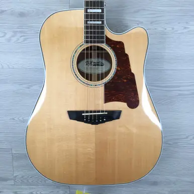 Seasonal Sale Used D'Angelico PREMIER BOWERY Laminate Top Acoustic Guitar Natural