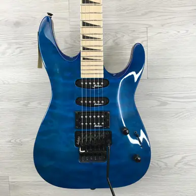 Last Chance Used Jackson JS34Q DINKY Super S Electric Guitar Blue 6-String