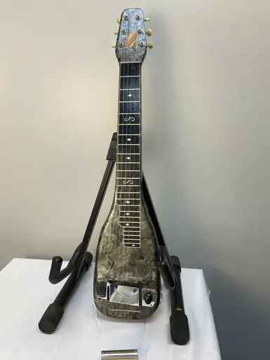 Used MAGNATONE DICKERSON LAP STEEL Vintage Electric Guitar Silver/Gray 6-String Big Sale