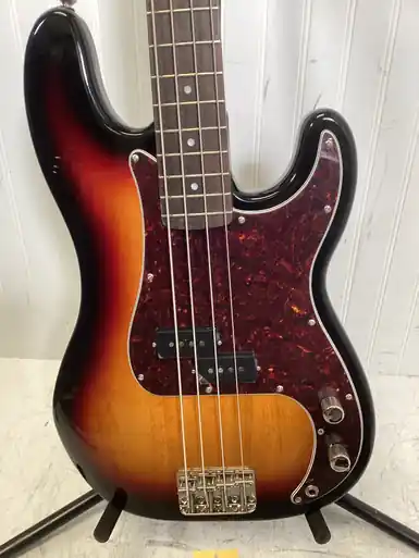 Used Squier CV 60 P-BASS P Type Bass Guitar Sunburst 4-String Luxury