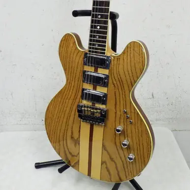 Used GRESSET CUSTOM 335 STYLE GUITAR Double Cut Electric Guitar Natural 6-String Hot Picks