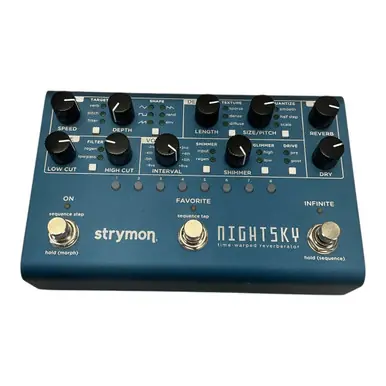Cheap Used Strymon Nightsky Reverberator Reverb Pedal