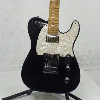 Modern Used T STYLE PARTS GUITAR T Type Electric Guitar Black 6-String