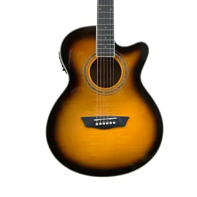 Used Washburn EA15 Acoustic Guitar Sunburst Grab Now