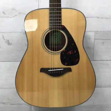 Used Yamaha FG800 ACOUSTIC W/ FISHMAN PREAMP Laminate Top Acoustic Guitar Natural Popular