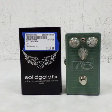 Used SolidGoldFX 76 Guitar Effects Pedal Fresh Stock