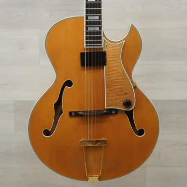 Final Sale Used Heritage Sweet 16 Vintage Semi-hollow Electric Guitar Natural