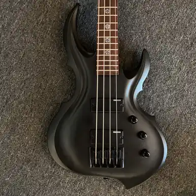 Latest Used LTD TA-204 Bass Guitar Black 4-String