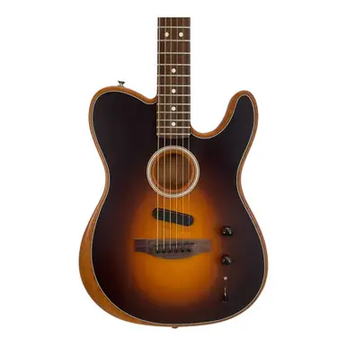 Used Fender Acoustasonic Player Telecaster Guitar Sunburst Markdown
