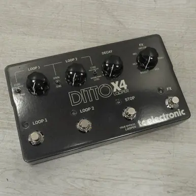 Used Tc Electronic Ditto X4 Looper Pedal Place Order