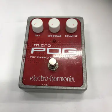 Free Returns Used Electro Harmonix (E/H) MICRO POG Octave Pedal