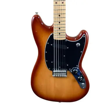 Used Fender PLAYER MUSTANG MIM Electric Guitar Sunburst 6-String Genuine