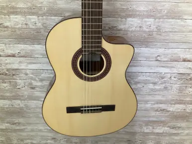 Used Cordoba C5-CE SP A/E CLASSICAL Laminate Top Acoustic Guitar Natural Hassle-Free Returns