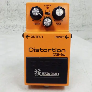 Used Boss DS-1W WAZA CRAFT Distortion Pedal Special Discount