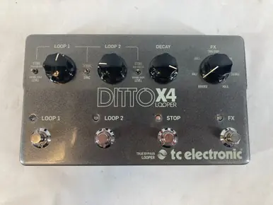 Handmade Used TC Electronic Ditto X4 Looper Pedal