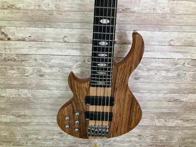 Time-Limited Used GSTYLE L/H 6 STING BASS Modern Metal Bass Guitar Natural 6-String