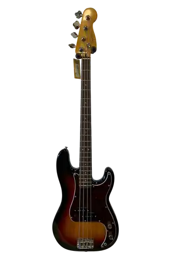 Used Squier PRECISION BASS AFFINTY P Type Bass Guitar Sunburst 4-String Modern
