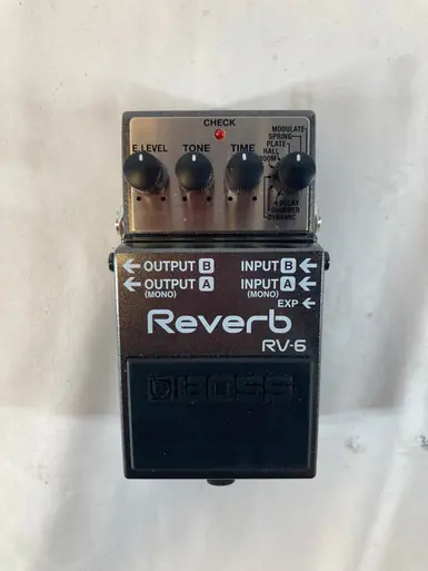 Used Boss RV-6 Reverb Pedal New Arrival