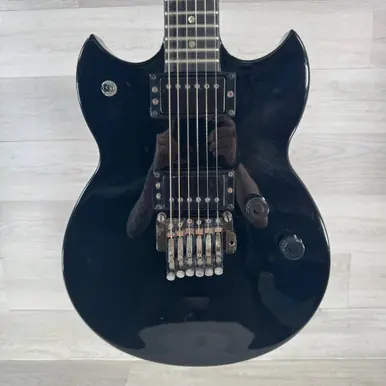 Holiday Sale Used Yamaha Vintage SBG1300TS Electric Guitar - Black - Case Included