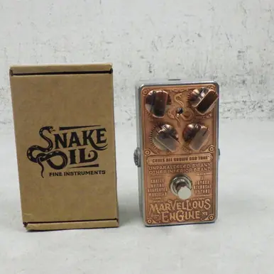 Used SNAKE OIL MARVELOUS ENGINE DISTORTION Distortion Pedal Exclusive