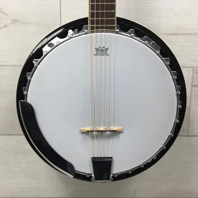 Instant Buy Used NO BRAND (Brandless Product) BRANDLESS 6 STRING BANJO UPGRADED TUNERS Banjo