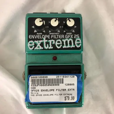 Used DOD GFX25 ENVELOPE FILTER EXTREME Filter Pedal Best Price