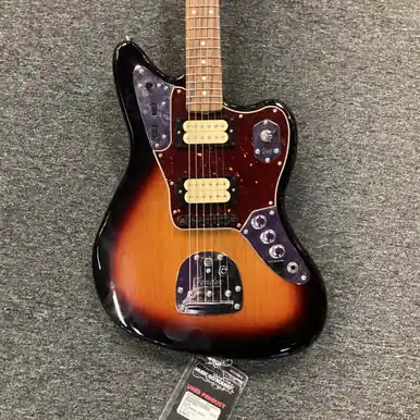 Used Fender KURT COBAIN JAGUAR Offset Double Cutaway Electric Guitar Sunburst 6-String Fresh Stock