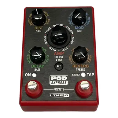 Used Line 6 Pod Express Multi-fx Pedal Modern