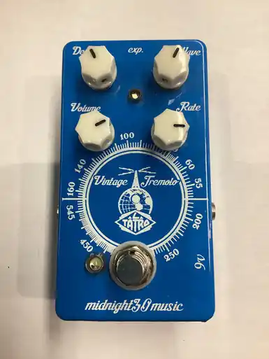 Used MIDNIGHT30MUSIC VINTAGE TREM Tremolo Pedal Modern