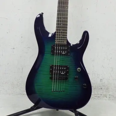 Used Schecter C-6 ELITE S Type Electric Guitar Blue 6-String Fan Favorite