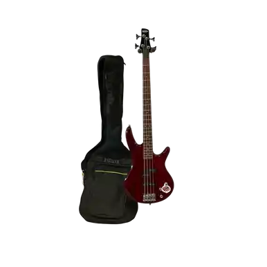 Used Ibanez GIO GSR200 Modern Metal Bass Guitar Red 4-String Luxury