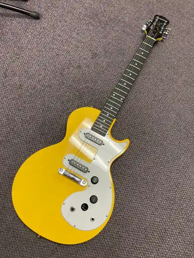 One Day Deal Used Epiphone LES PAUL SL MELODY MAKER E1 LP Type Electric Guitar Yellow 6-String