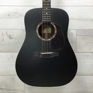 Used Eastman E2D-BK D CEDAL SAPELE Solid Top Acoustic Guitar Black While Supplies Last