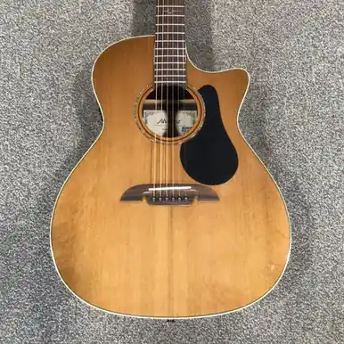 Worldwide Shipping Used ALVAREZ ARTIST SERIES AG75CE Acoustic-Electric Guitar