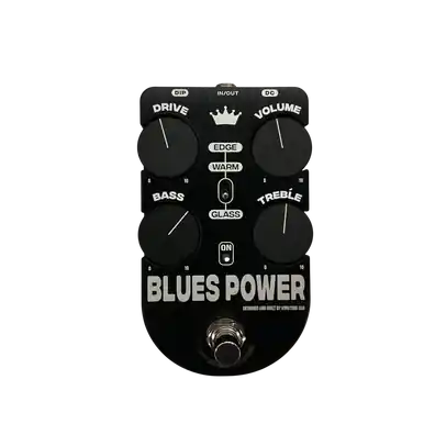 Used KING TONE BLUES POWER Overdrive Pedal Mega Sale