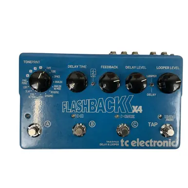 Used TC Electronic FLASHBACK X4 Delay Pedal Modern