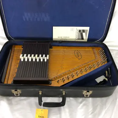 Grab Now Used Oscar Schmidt SILVERTONE AUTOHARP Vintage Instrument