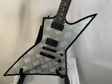 Used LTD EX-351D Pointy Electric Guitar Black 6-String No Minimum Order